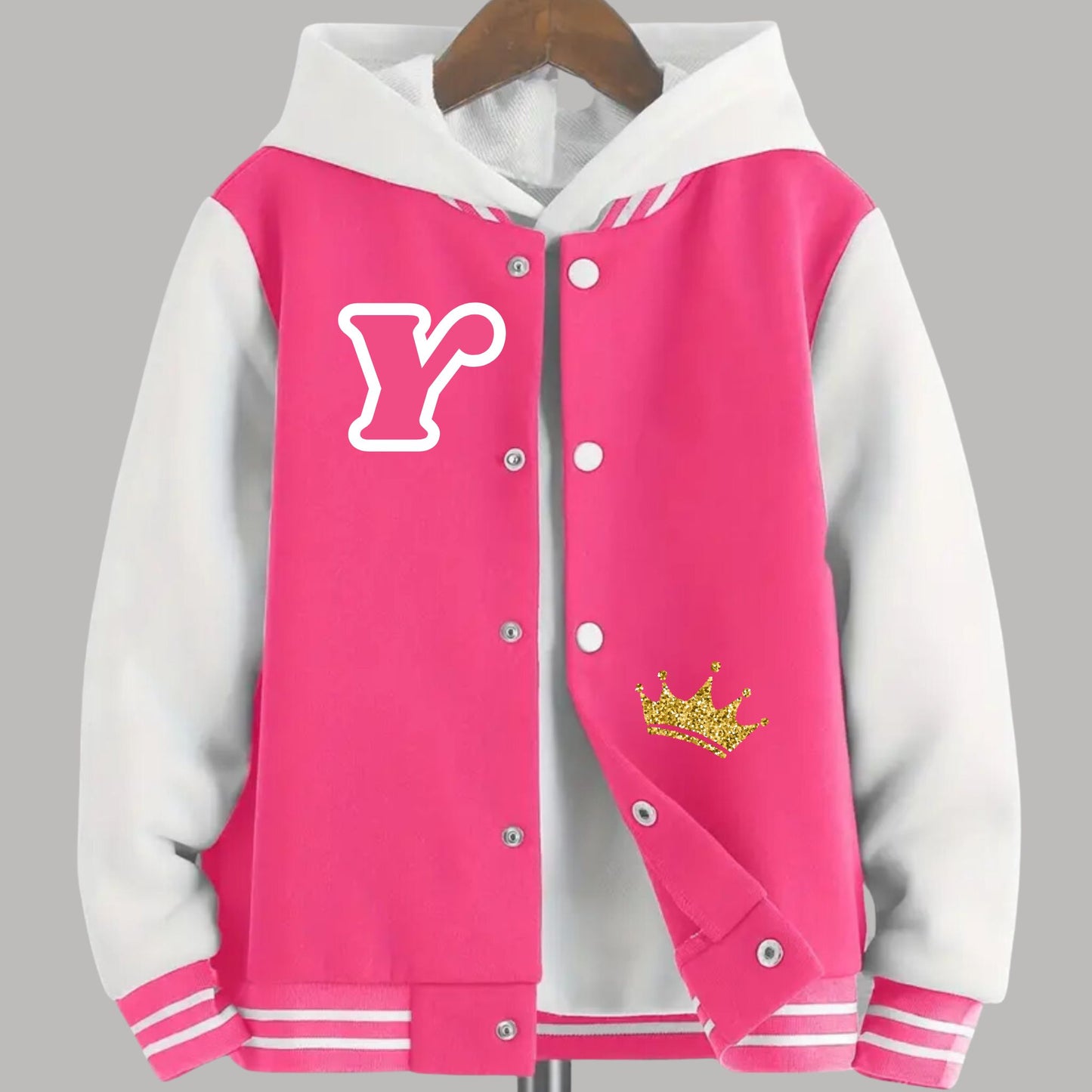 Princess And 2 Cool Customizable Varsity Jacket