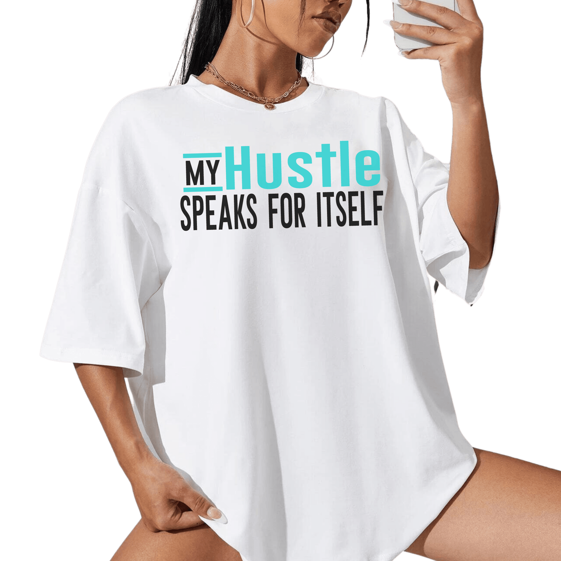 My Hustle Womens Short Sleeve Shirt - Creations4thePeople