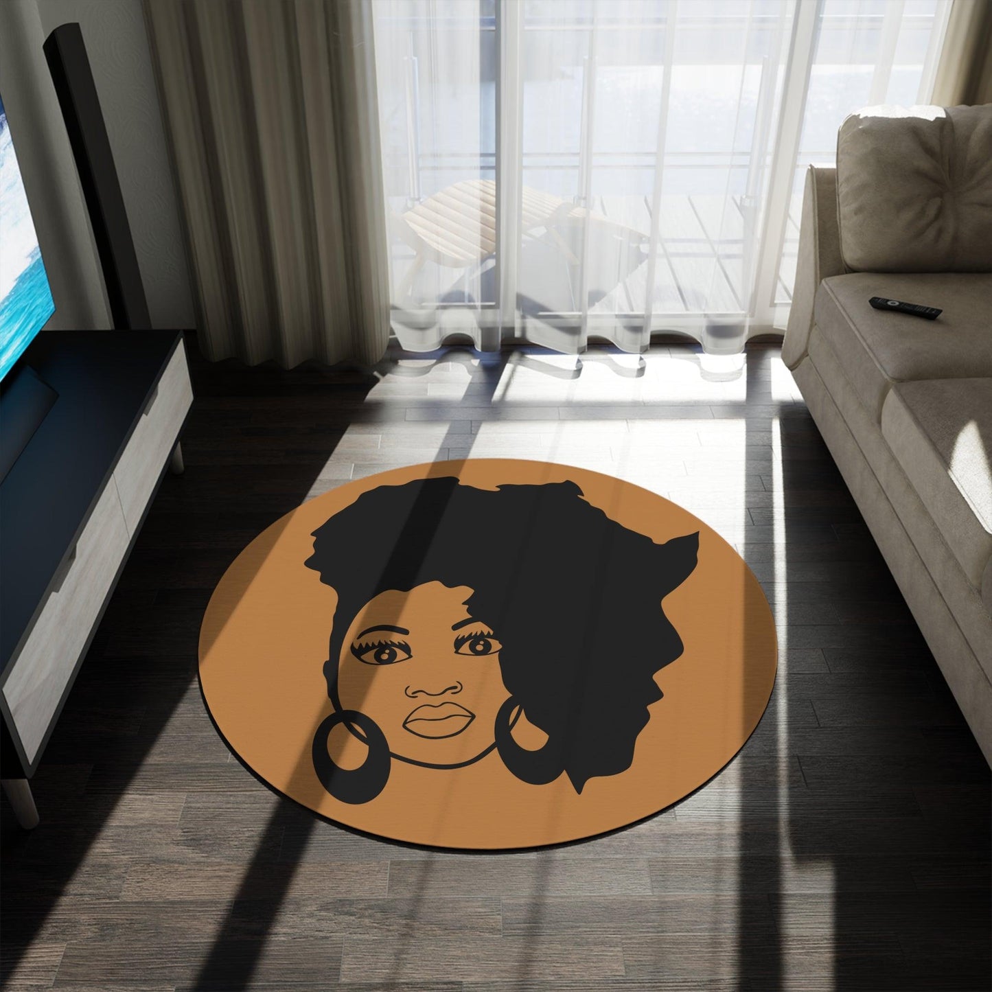 Afroca Round Rug - Creations4thePeople