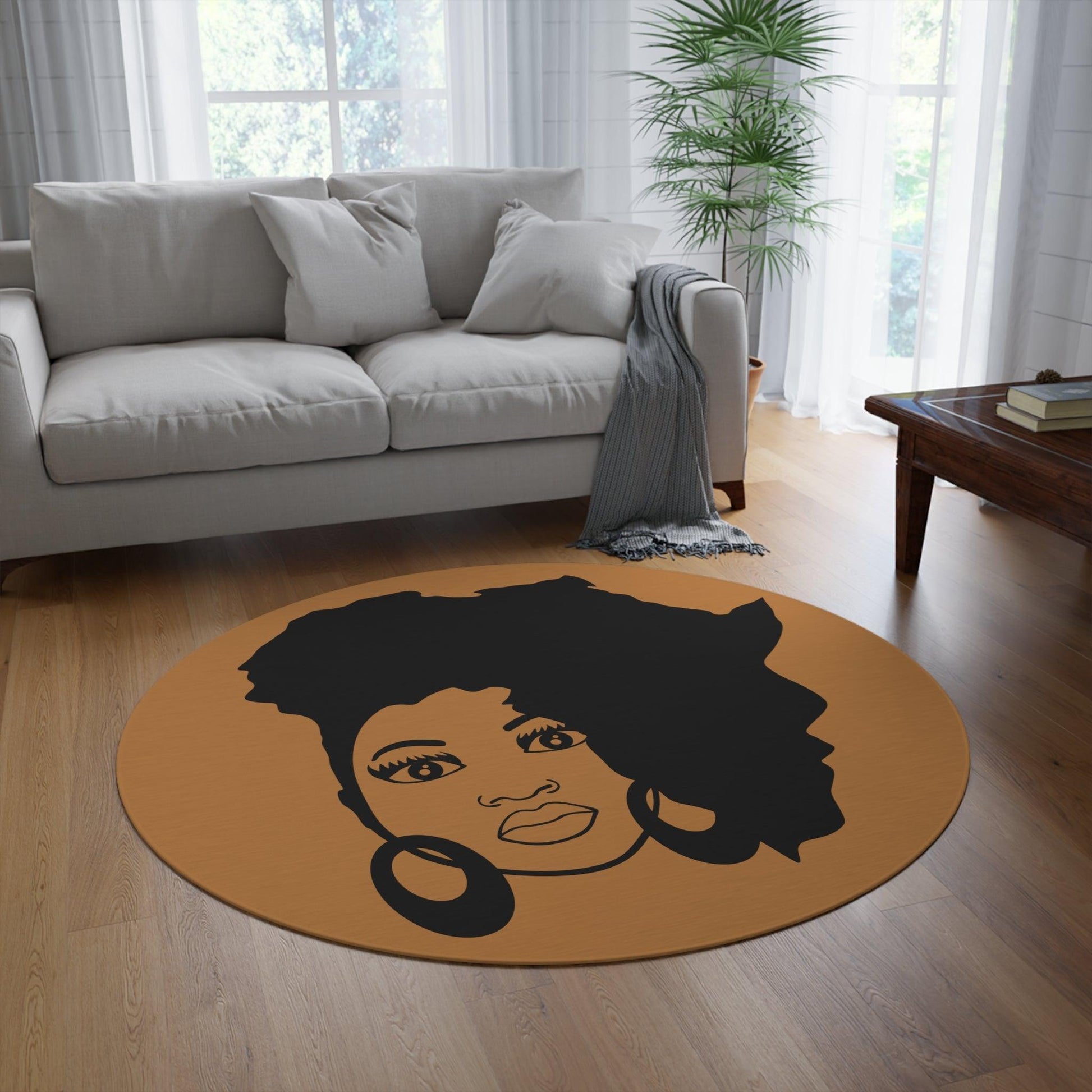 Afroca Round Rug - Creations4thePeople