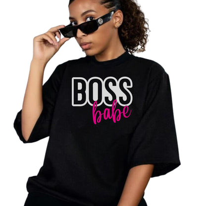 Boss Babe Womens Short Sleeve Shirt