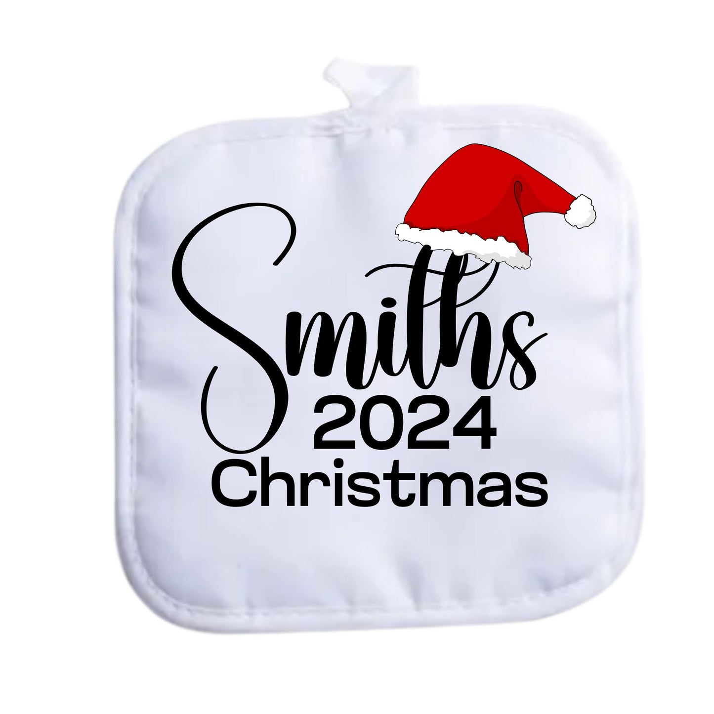 CUSTOM CHRISTMAS OVEN MITTEN SET