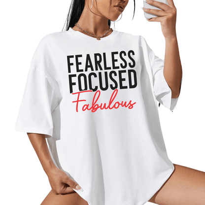 Fearless Womens Short Sleeve Shirt - Creations4thePeople