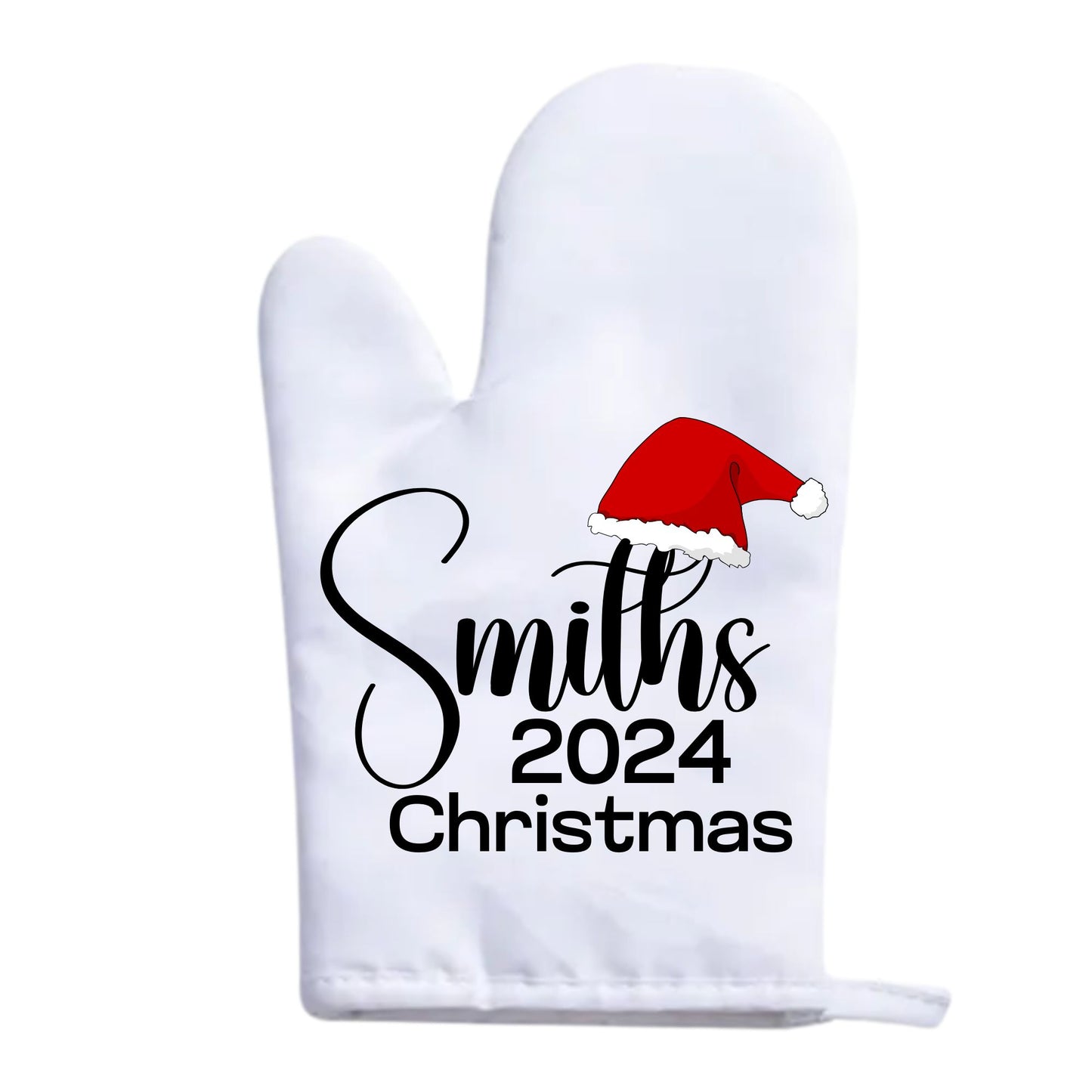 CUSTOM CHRISTMAS OVEN MITTEN SET