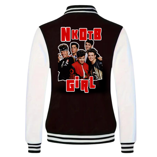 NKOTB GIRL VARSITY JACKET