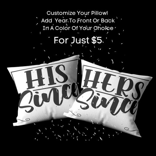 Custom Couples Throw Pillowcase Set