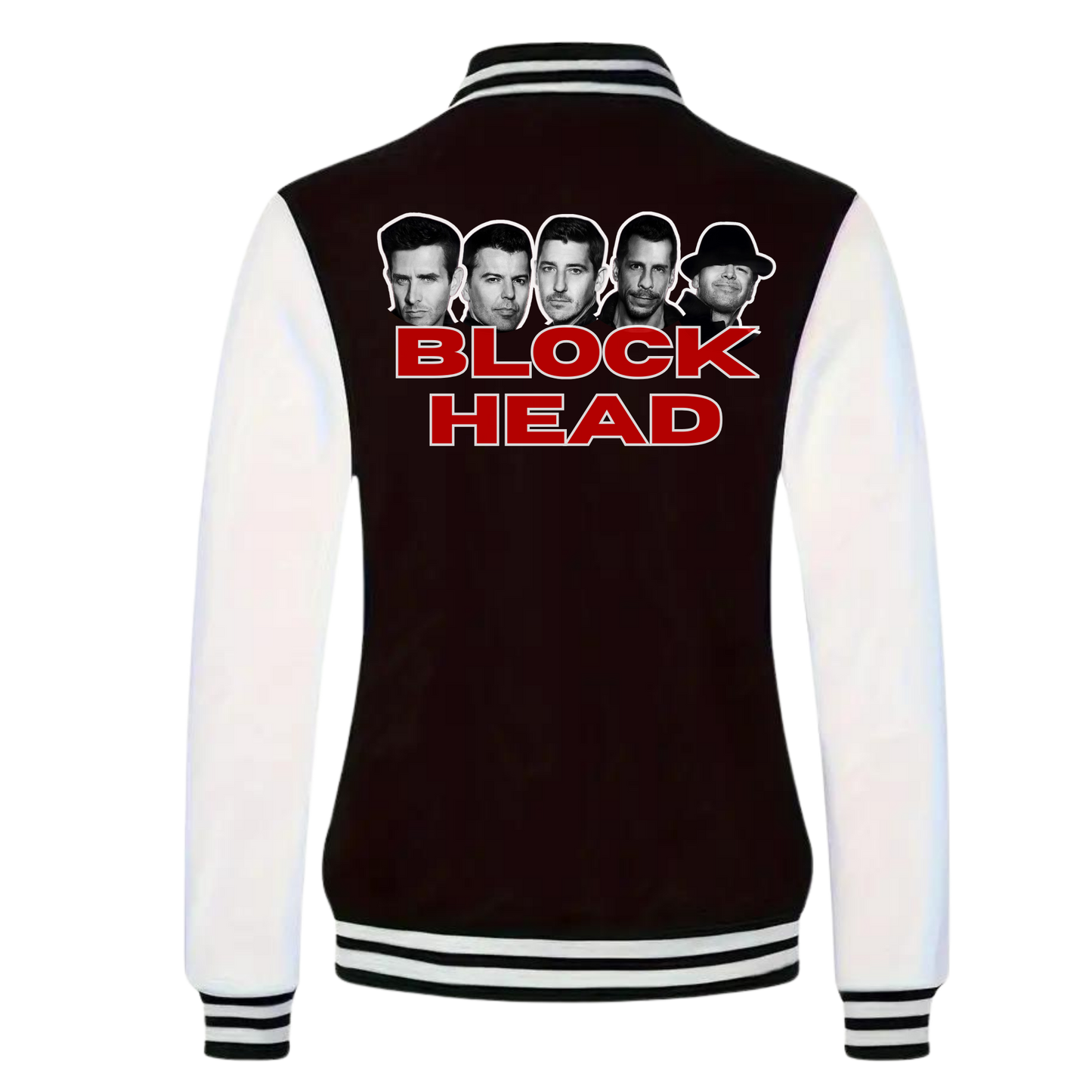 NKOTB BLOCK HEAD VARSITY JACKET