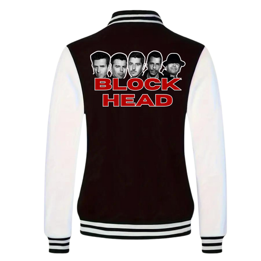 NKOTB BLOCK HEAD VARSITY JACKET