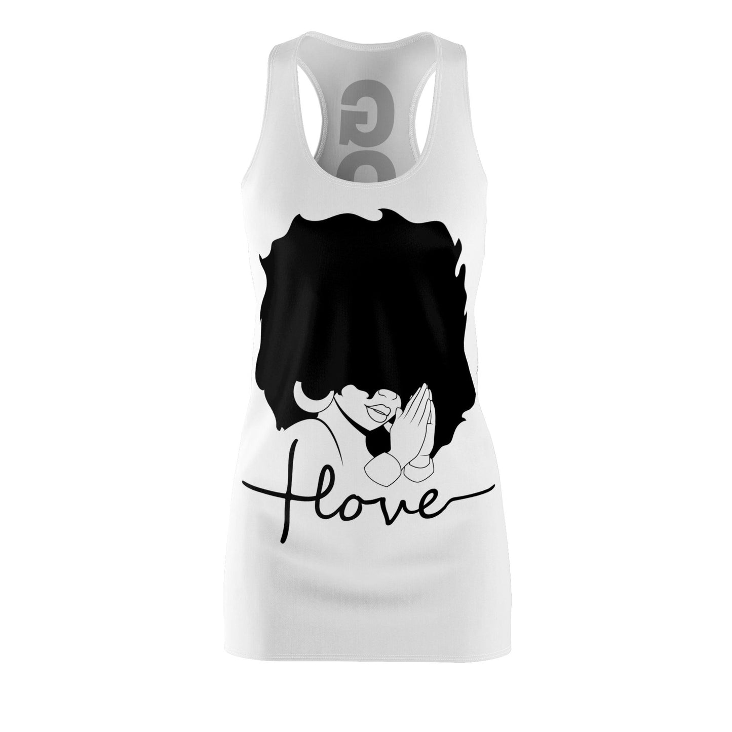 Love 2 Pray Women's Cut & Sew Racerback Dress (AOP) - Creations4thePeople