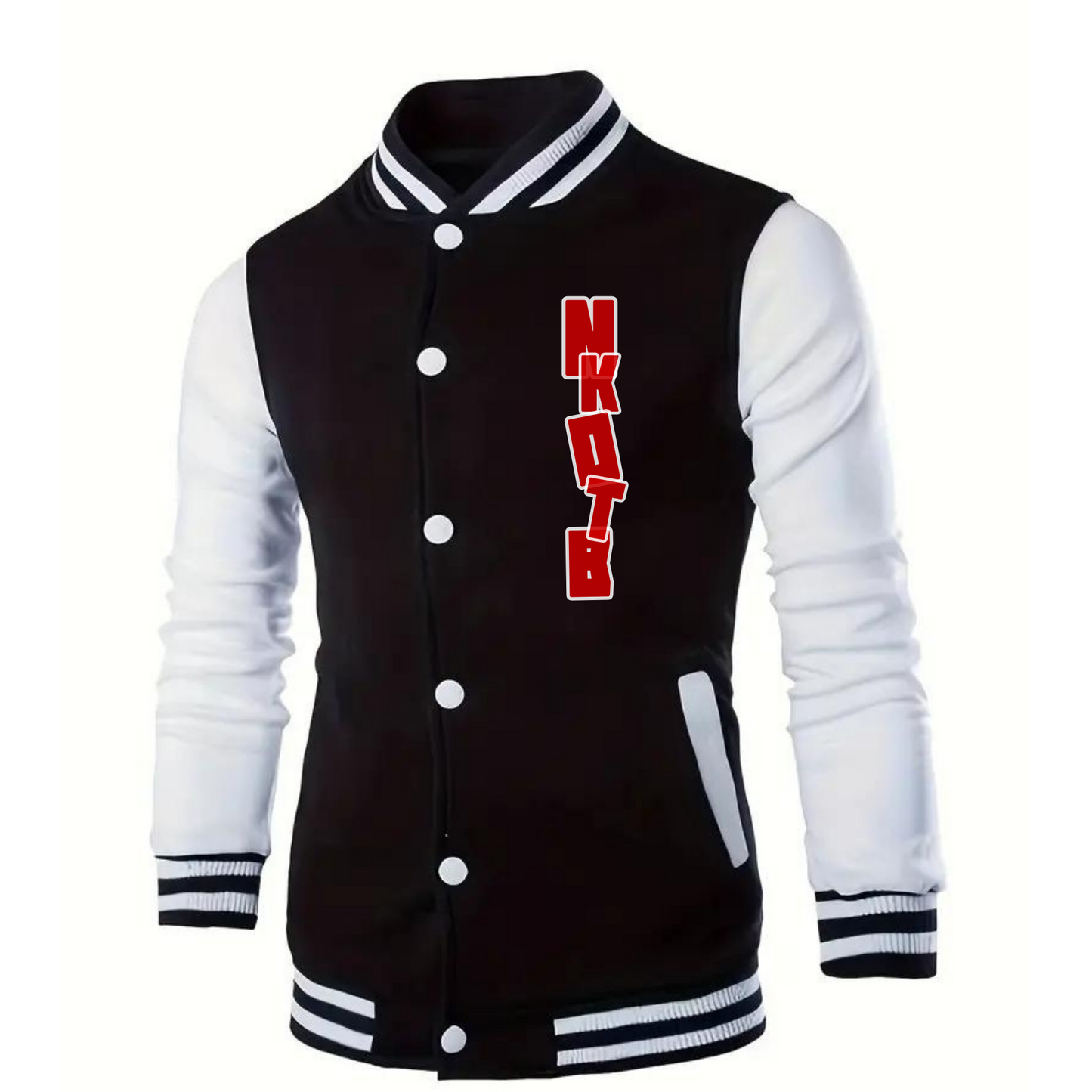 BLOCK HEAD VARSITY JACKET FOR WOMEN