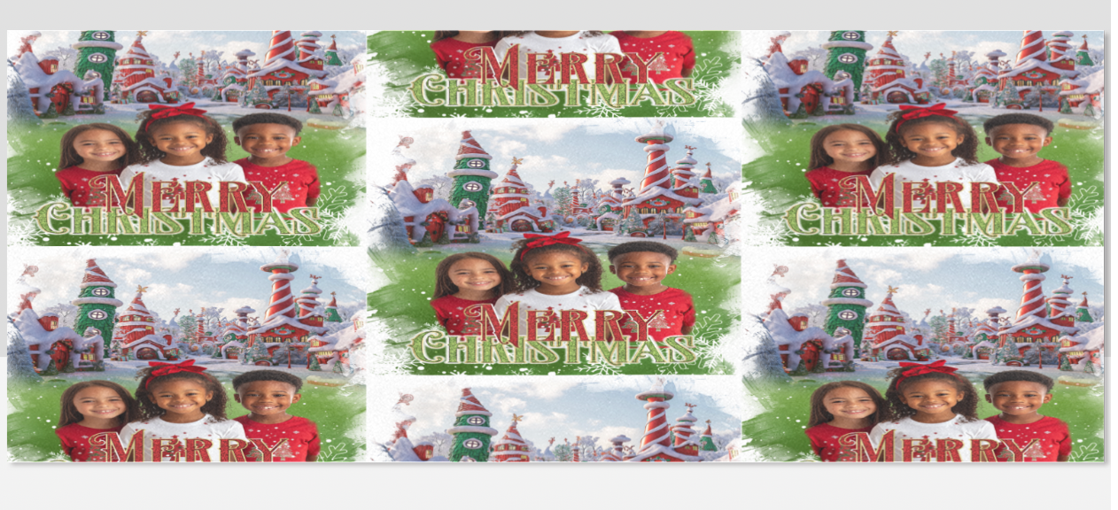 Custom Christmas Wrapping Paper