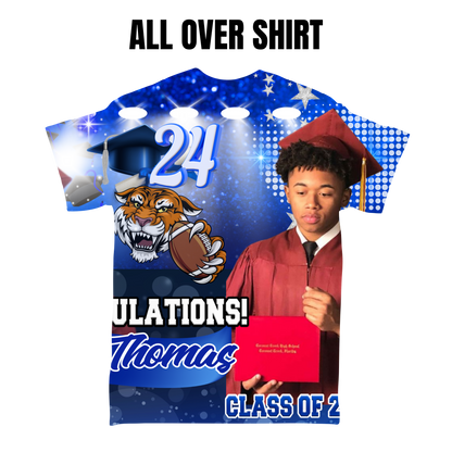 GRADUATION CUSTOM 3D ALL OVER T-SHIRT