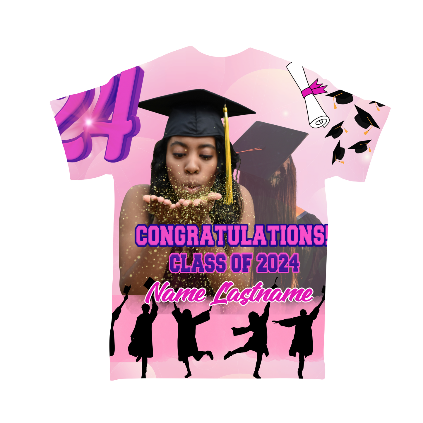 GRADUATION CUSTOM 3D ALL OVER T-SHIRT