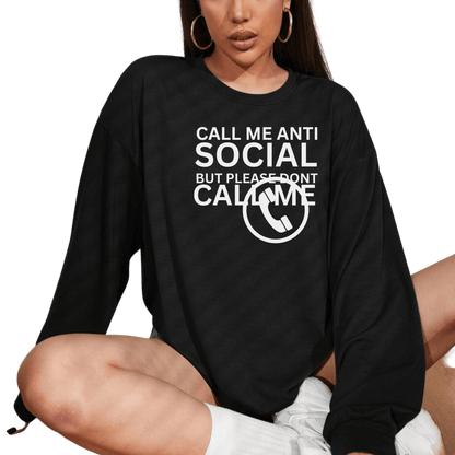 Anti Social Womens T-Shirt - Creations4thePeople