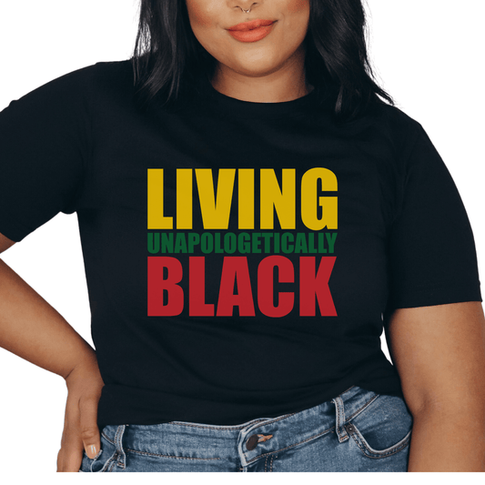 Unapologetically Black Short-Sleeve Womens T Shirt - Creations4thePeople