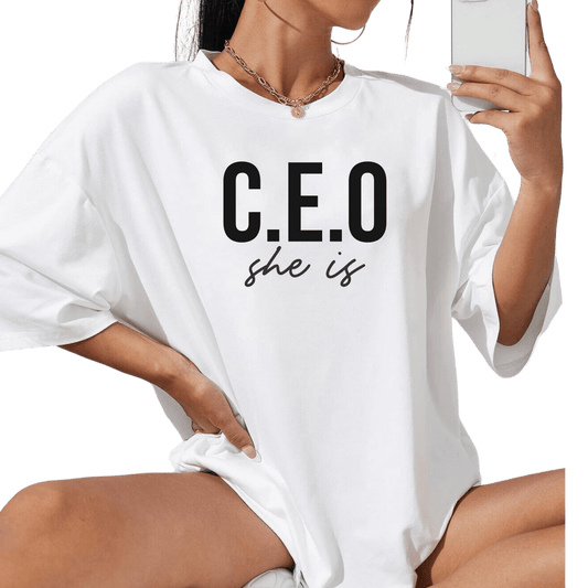CEO Womens Short Sleeve T-Shirt - Creations4thePeople