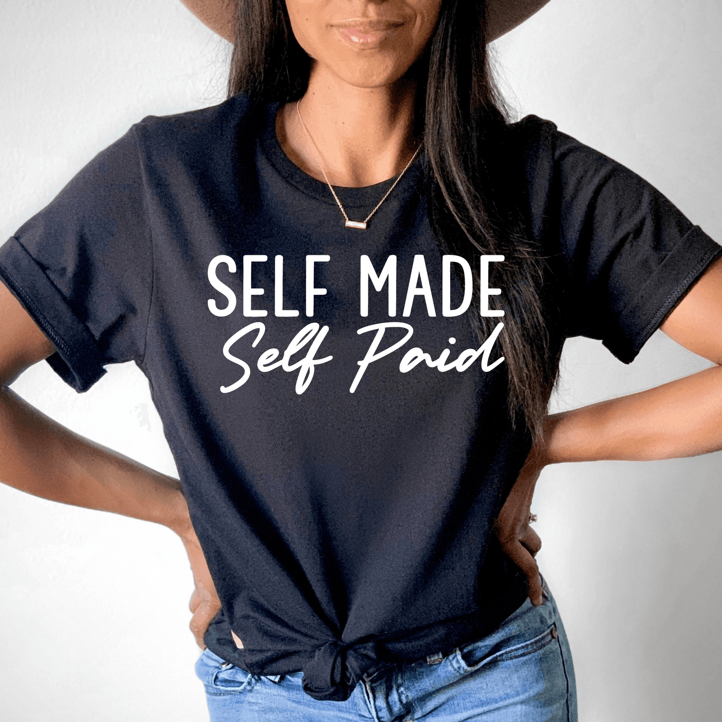 Self Made Womens T-Shirt - Creations4thePeople