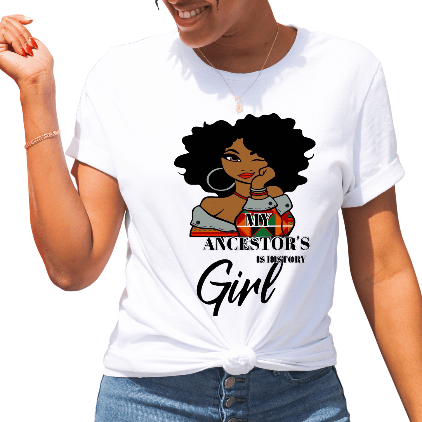 Women’s Short Sleeve T-Shirt, Urban, Afro Girl Magic - Creations4thePeople