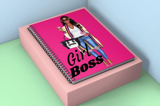 Girl Boss Notebook And Planner - Creations4thePeople