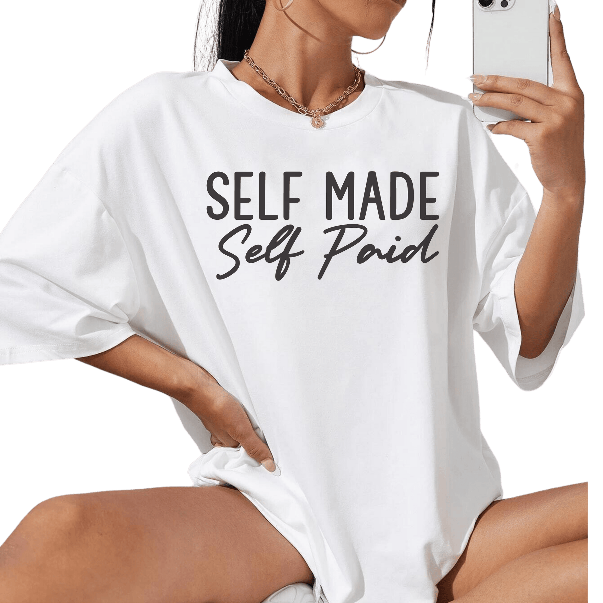 Self Made Womens T-Shirt - Creations4thePeople