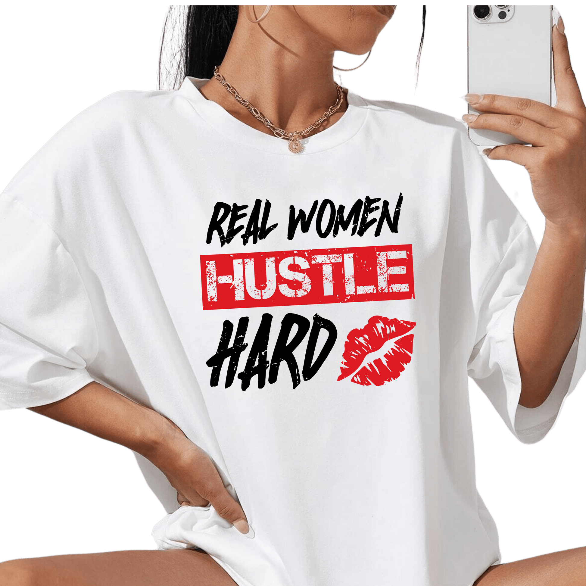 Hustle Hard Women's T-Shirt - Creations4thePeople