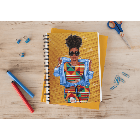 Afro Gurl Notebook And Planner - Creations4thePeople