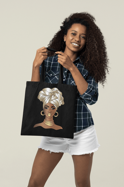 Golden Queen Tote Bag - Creations4thePeople